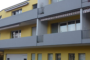 Fassade Wohnblock