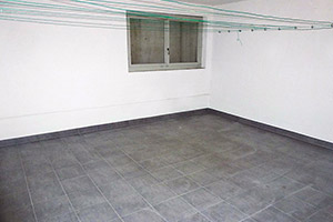 Keramikplattenboden