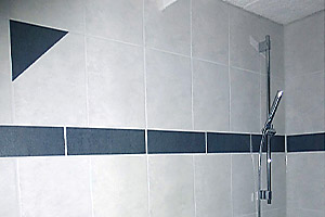 Keramikplattenwand Malergeschäft Bertschi & Scheidegger AG