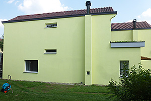 Fassade nach der Malerarbeit